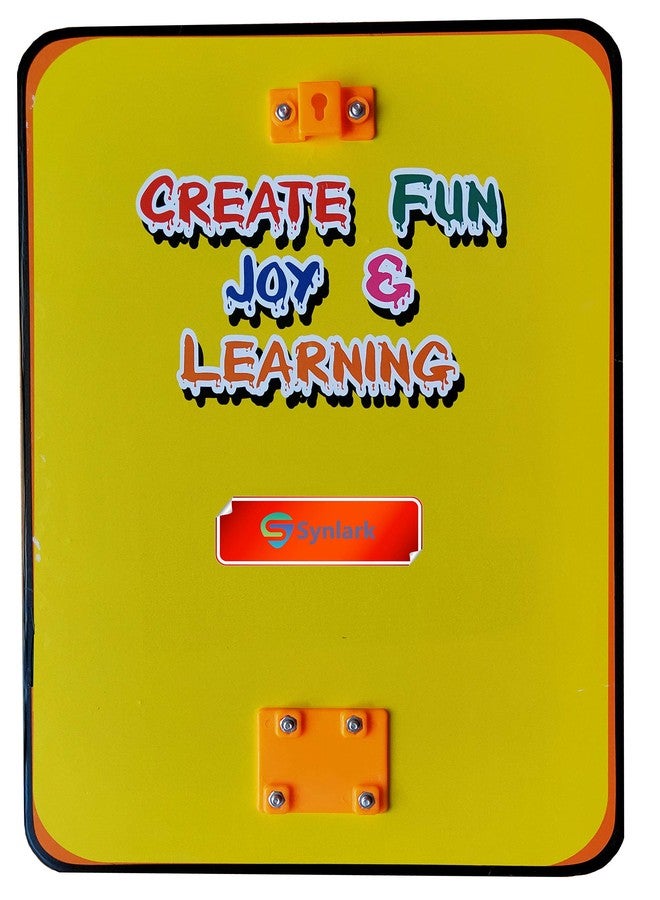 Synlark لوحة تعليق كرة السلة من سينلارك مع كرة للأطفال للعب في الأماكن المغلقة والمفتوحة (عبوة صندوقية) - ألوان متعددة - Image 3